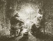 Jean Francois Millet Tonight oil painting reproduction